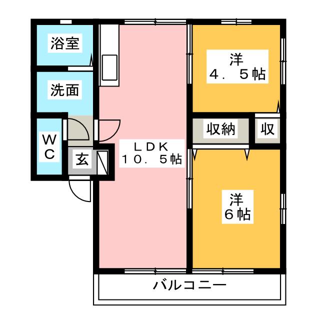 ウィンビレッジ　Ａの間取り