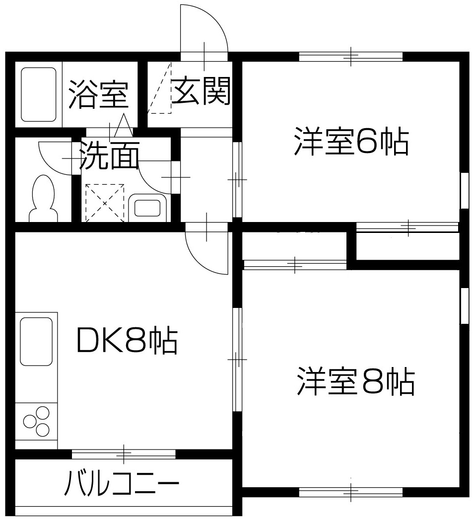 ディアスミキIIの間取り