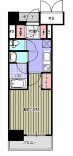 仙台市青葉区一番町のマンションの間取り