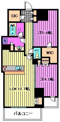 【大宮スカイ＆スクエア　ザ・タワーの間取り】