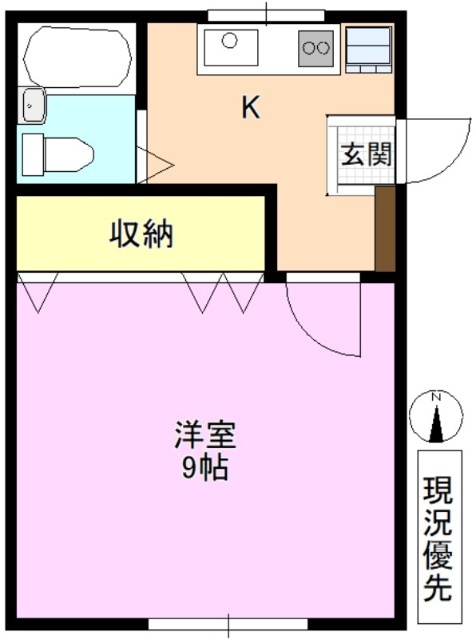 ハイツアシスト古安曽の間取り