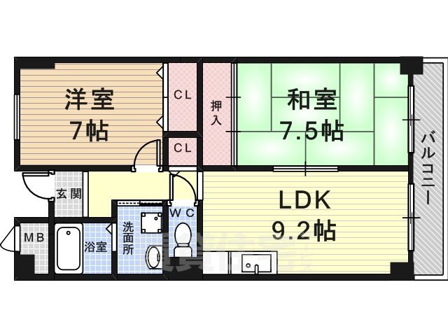 ジェンティールMATUMOTOの間取り