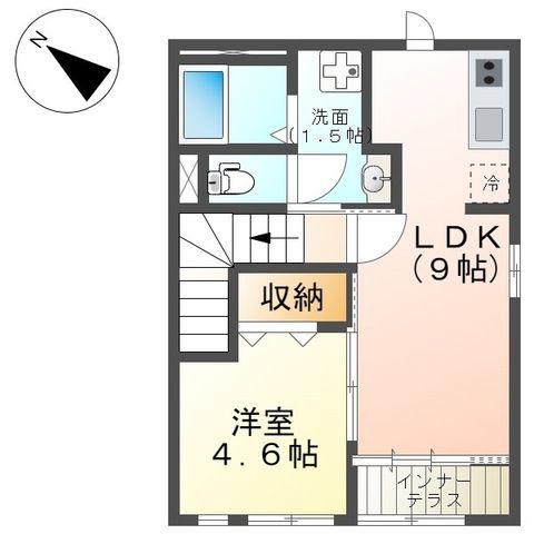 ユーメライアポロ1号の間取り