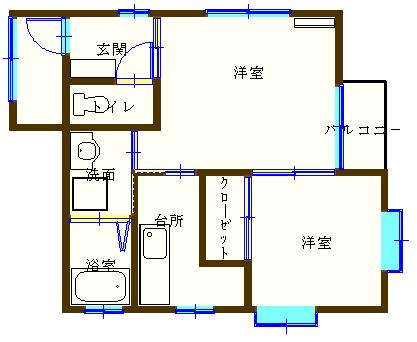 パークヒルズ　酒田市東泉町4丁目の間取り