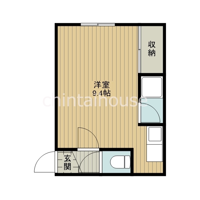 江別市文京台東町のアパートの間取り