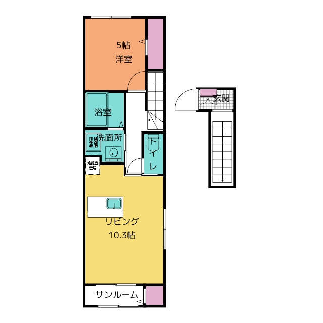 アルカンシェルIIIの間取り