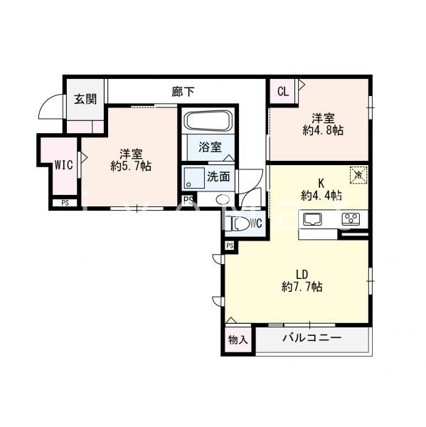 D-graceWisteriaAKASHIの間取り