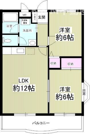 ベルレージュ南柏の間取り