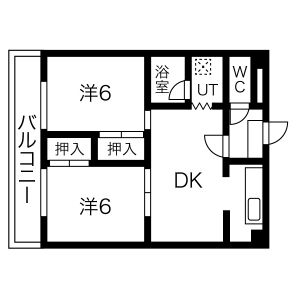 シャトーレ南山の間取り