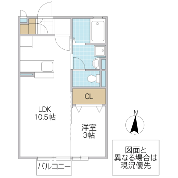 メルシーCの間取り