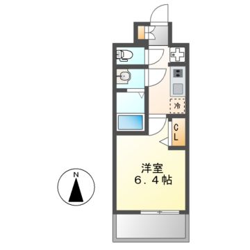 プレサンスTHE新栄の間取り