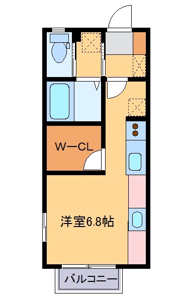 エバーリング Aの間取り