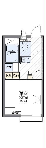 レオパレスイーストの間取り