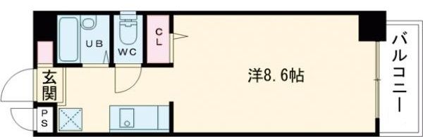 【パティオ東荒神の間取り】