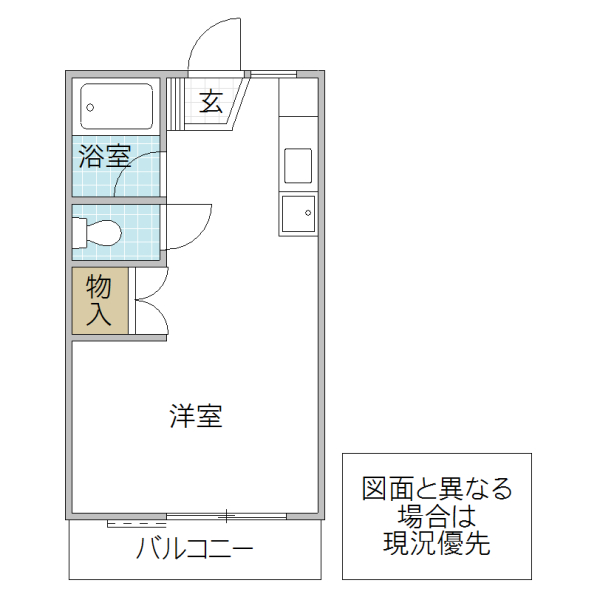 パレットハイツの間取り