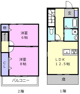 阿漕町パレスの間取り