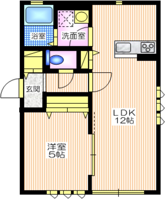 フォンターナ2の間取り