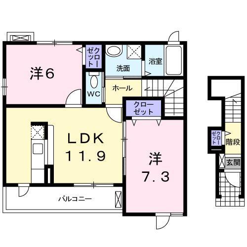 ラフィネIの間取り