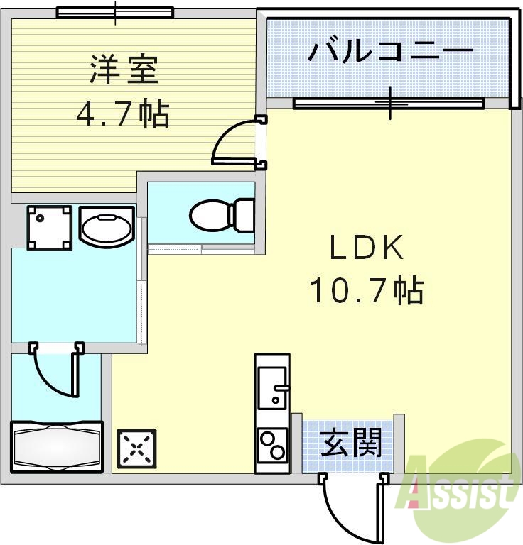 プリオーレリベルタの間取り