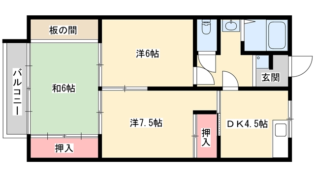 御立マンションの間取り