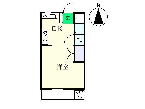 中沢ハイツ(朝倉甲)の間取り