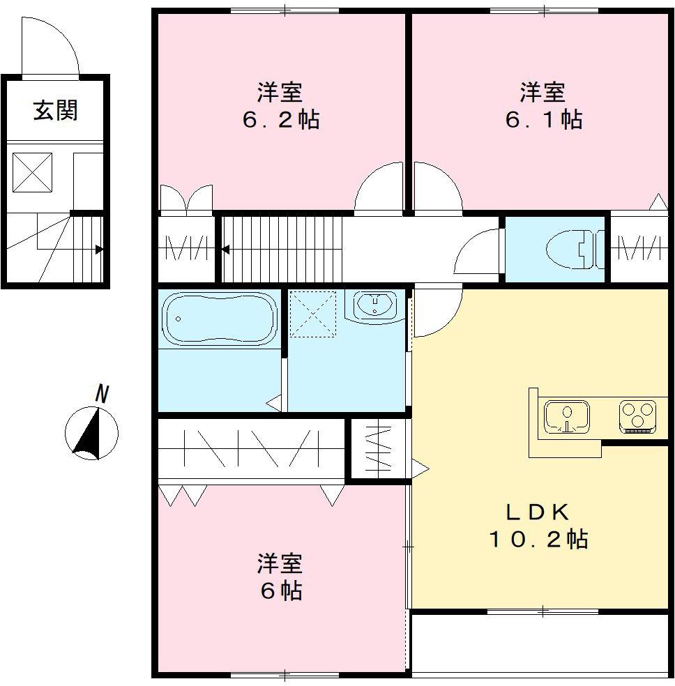 ユアメゾン上富井の間取り