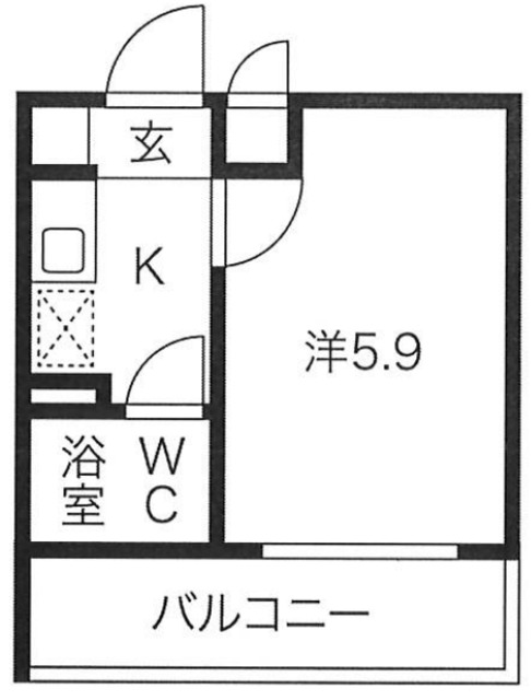 ライオンズマンション荏原中延の間取り