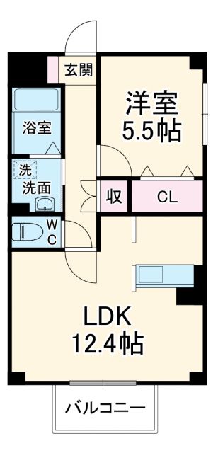 清須市阿原のマンションの間取り