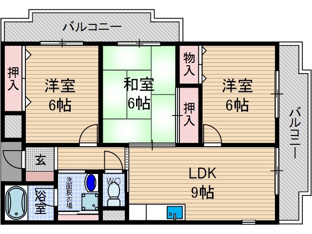 アーバンビレッジ香花園の間取り