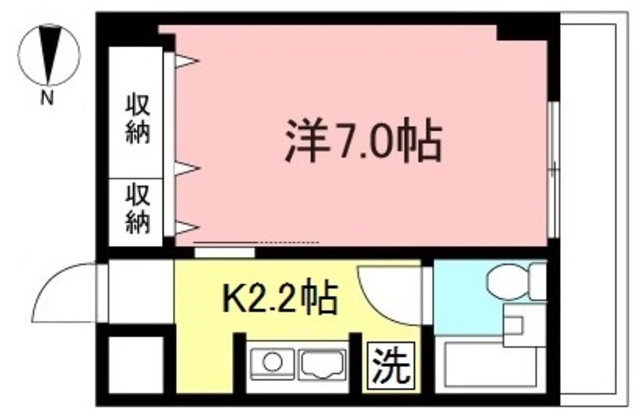 調布市仙川町のマンションの間取り