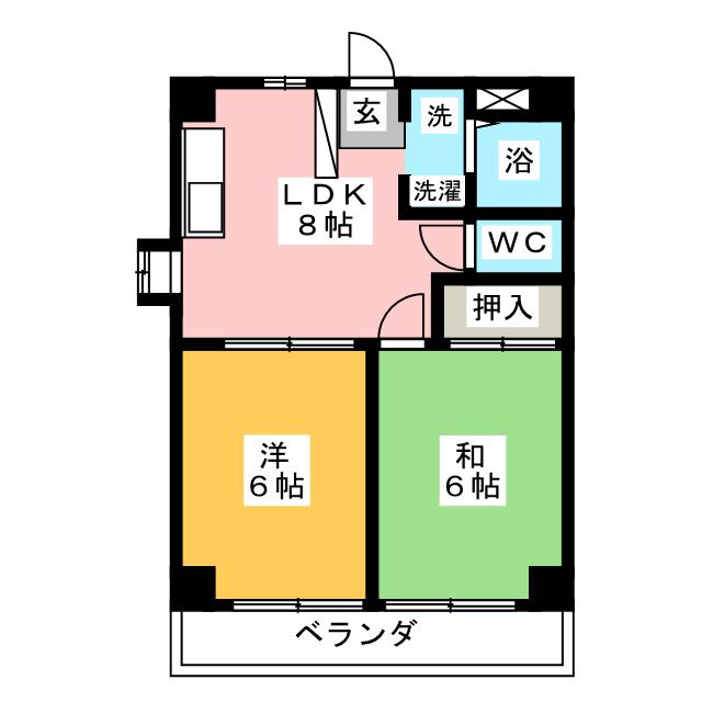 メゾン柏井の間取り