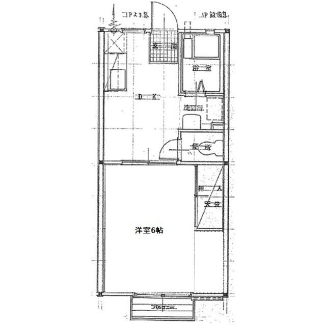 【カヨウドウハイツ　Iの間取り】