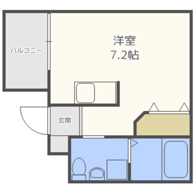 シャンポール福大の間取り