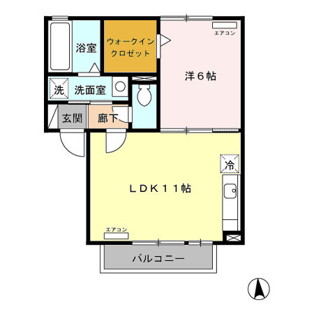 ベルテサクラの間取り