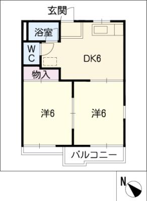 タウニィ長久手の間取り