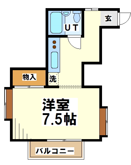 ヴィラ国領の間取り