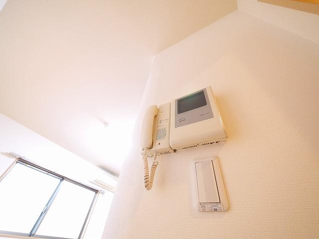 セキュリティ　モニター付きで来客対応も安心です