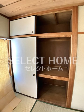 収納　収納のためのスペースです