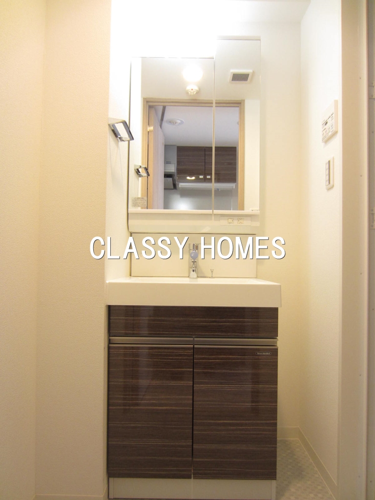 洗面設備　2017年竣工 エルフォルテ品川サウスシティ：洗面所