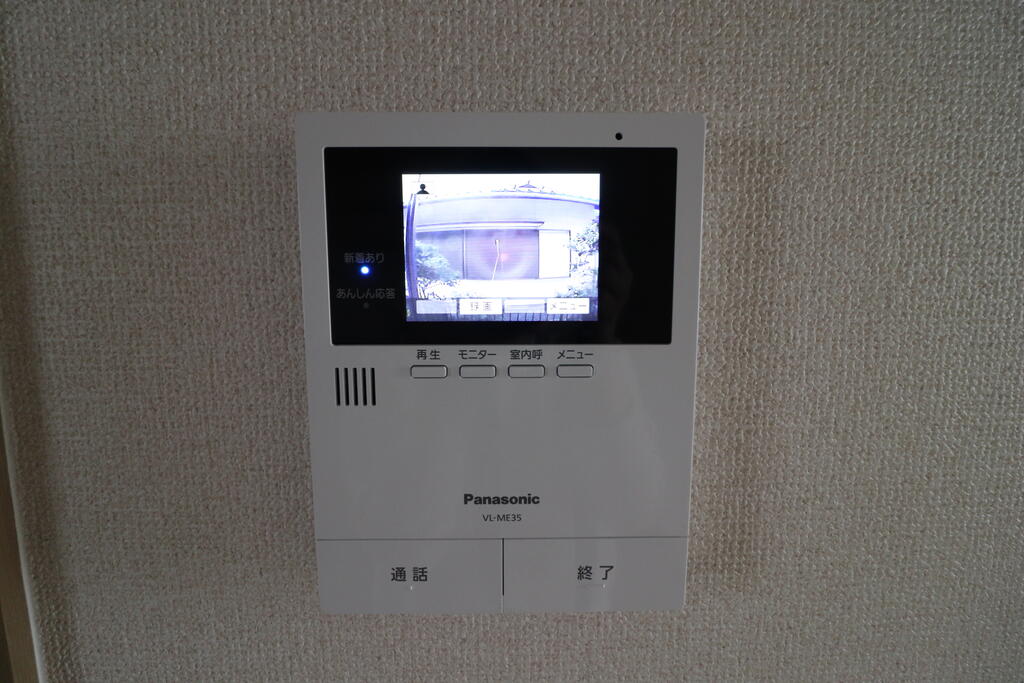 セキュリティ　モニター付きインターホンです♪