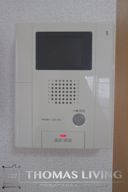 セキュリティ　来客確認が出来るTVモニターホンです。