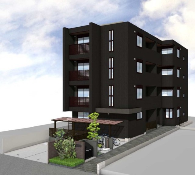 建物外観　完成予想イメージパース