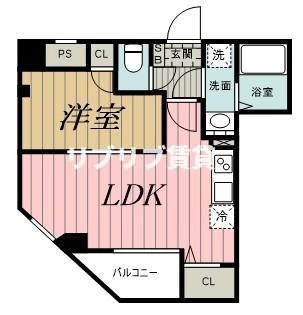 CONNECT PARK HILLS 千葉中央の間取り写真