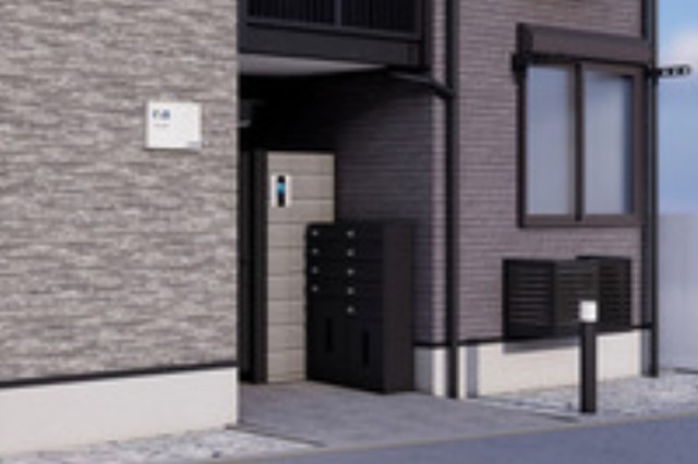 エントランス　エントランス部分完成予想図