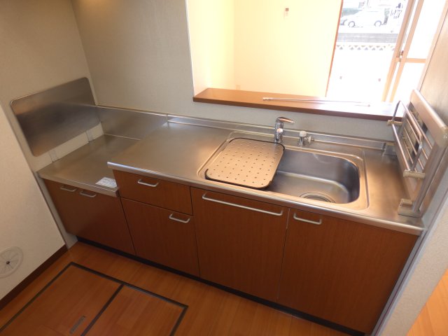 キッチン　ガスコンロ設置可