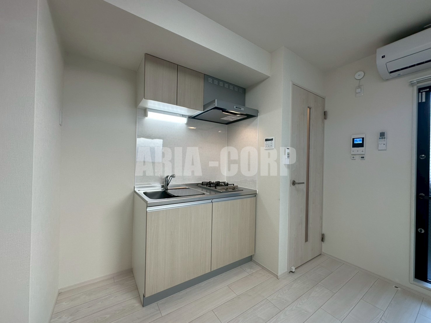 キッチン　2口コンロ付きのシステムキッチン！