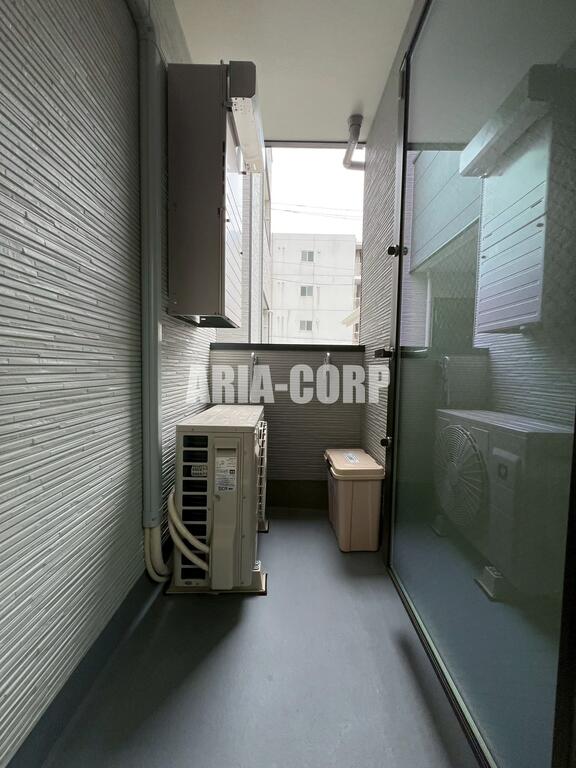 バルコニー　洗濯物も十分干せる広さのバルコニー◎