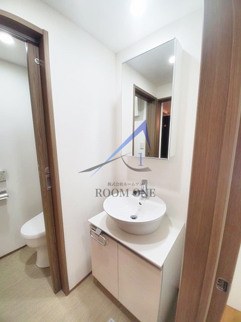 洗面設備　洗面台です。