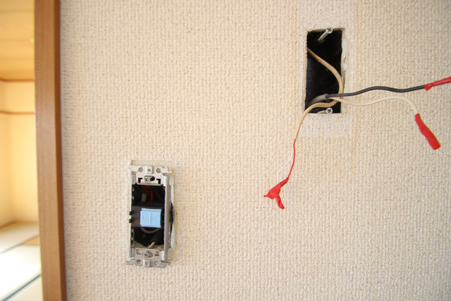 セキュリティ　※補修中のお写真になります。