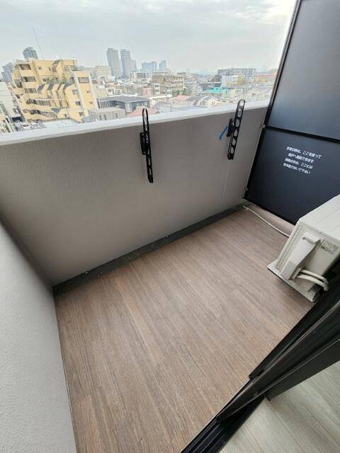 バルコニー　広いバルコニーです